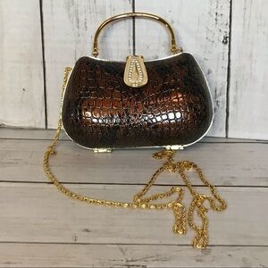 Fancy "Croc" Embellished Mini-Bag